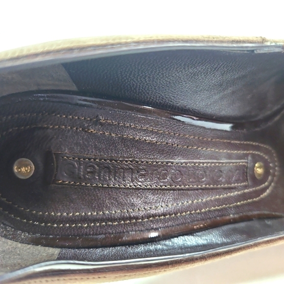 Gianmarco Lorenzi Brown Suede Platform Heels Size 37 - Picture 8 of 8